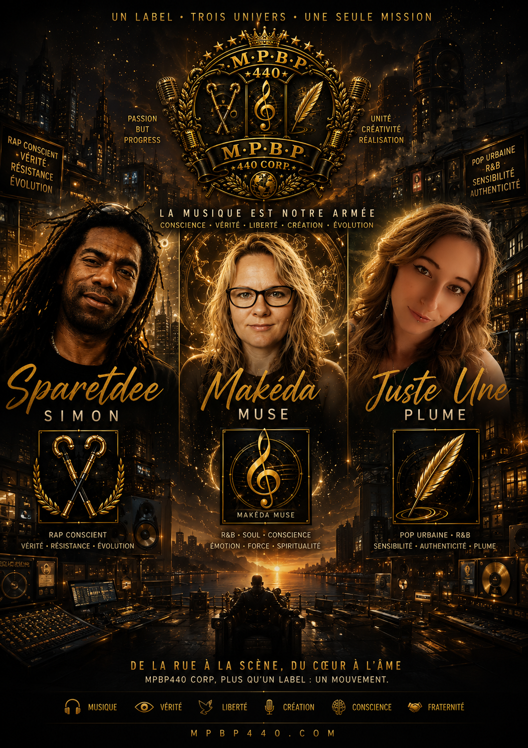MPBP440 Artists Hall — Sparetdee Simon, Makéda Muse et Juste Une Plume